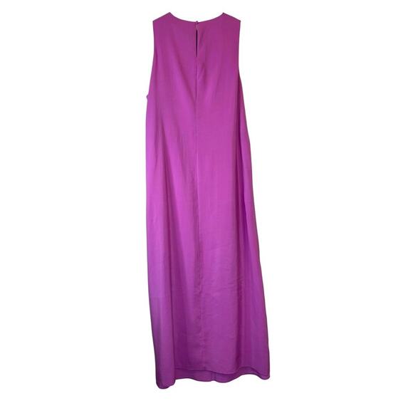 Abercrombie & Fitch High-Neck Column Midi Dress in Orchid Size Large - Picture 9 of 16